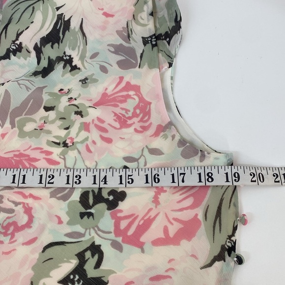 Lauren Ralph Lauren Ball Gown Whimsical Flower Garden Tiered Sleeveless 12 NWT - Picture 7 of 12